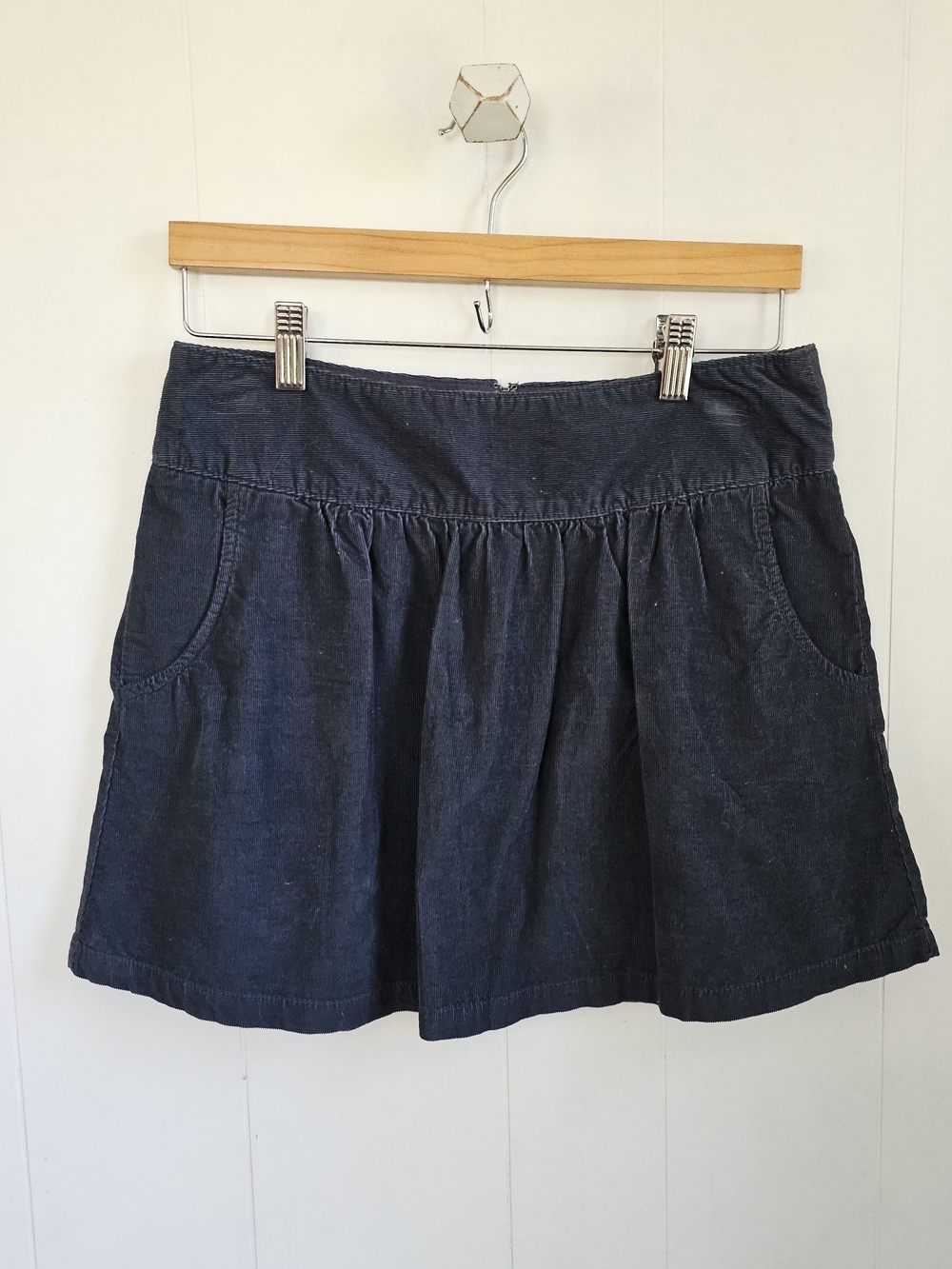 OLD NAVY Blue Corduroy Mini Skirt